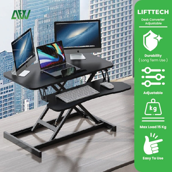 LIFTTECH Ergonomic Converter Standing Desk Study Desk