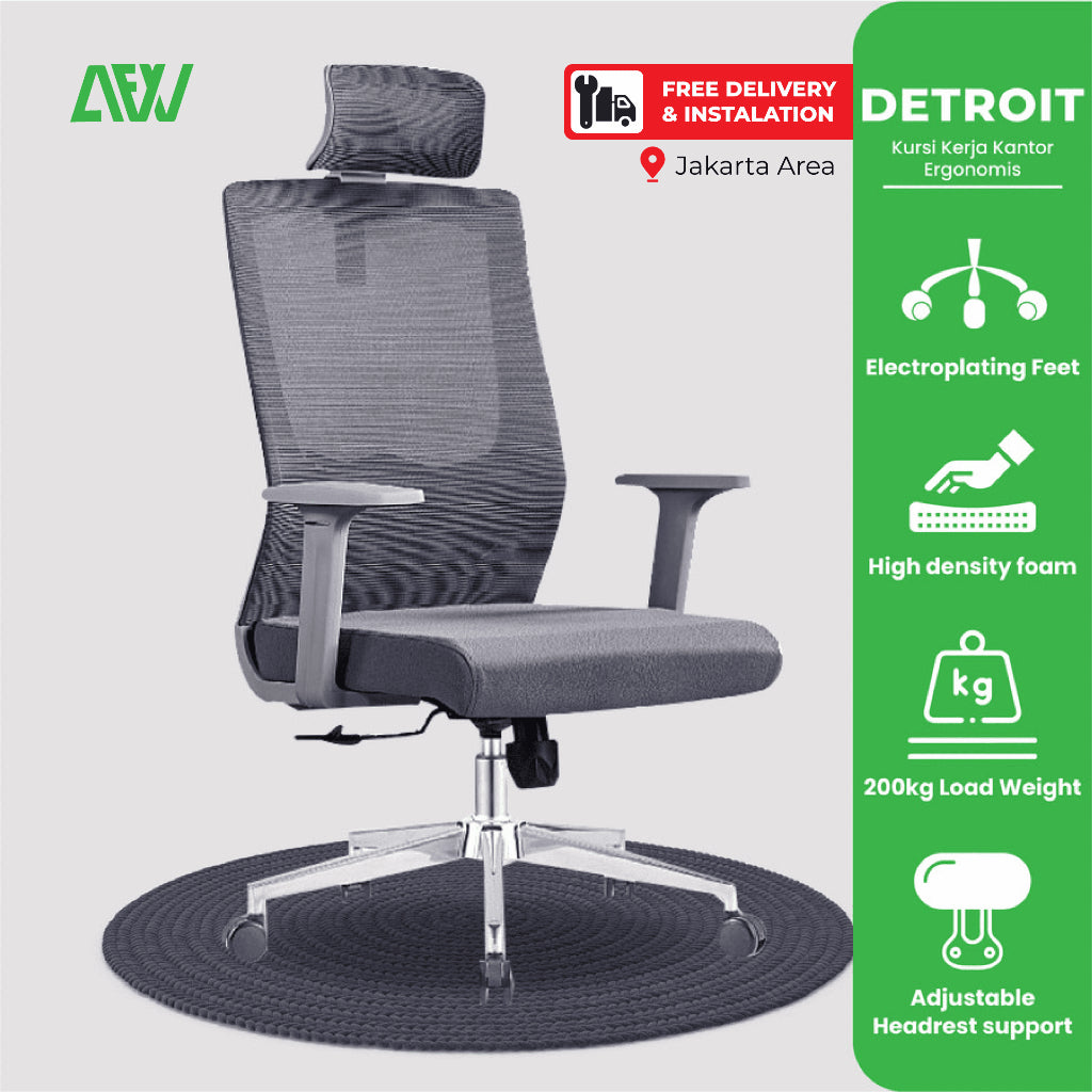 DETROIT Ergonomic Office Work Chair Office Chair Staff ALL FOR WORK