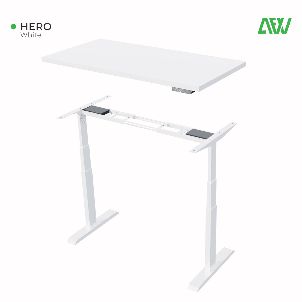 HERO Standing Desk Meja Electric Adjustable Apps Control Working Desk