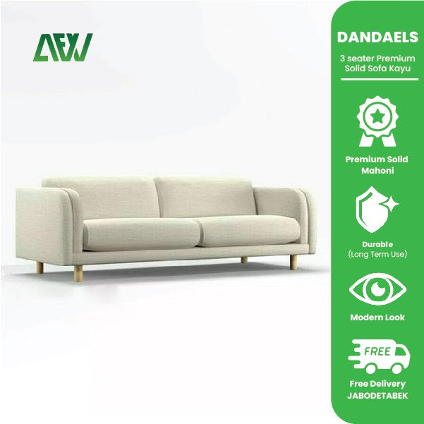 DANDAELS Sofa Minimalis Sofa 3 Seater Luxury Sofa Lounge Chair Bench