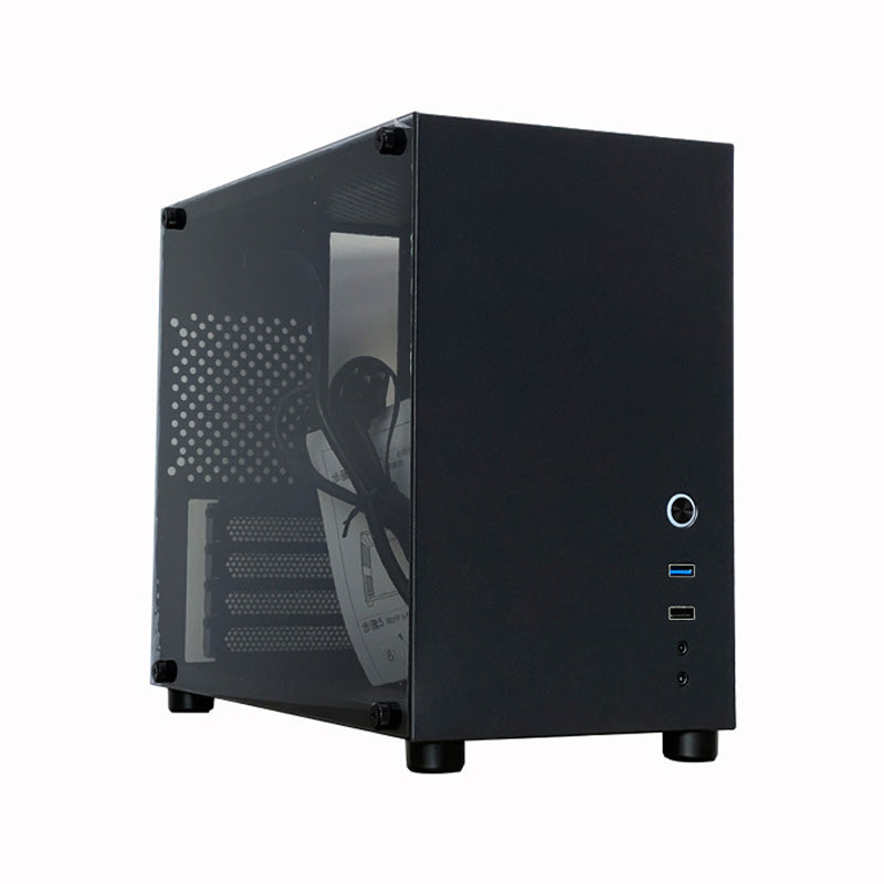 ICECUBE CPU Casing Komputer SKTC HX BOX-100 Alumunium MATX