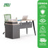 Single Staff Workstation Bench Meja Kerja GENOA Office Desk Screen AFW