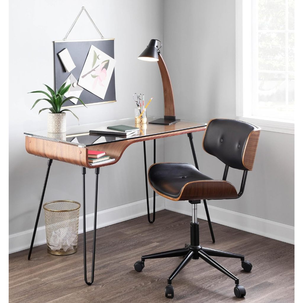 Wooden Work Chair Minimalist Office Chair Wooden Office Chair ALVARO