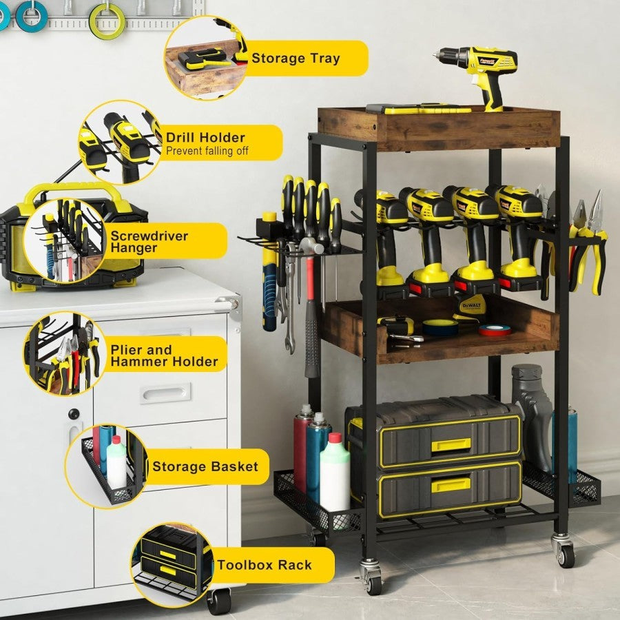 Tools Organizer / Multi-Purpose Carpentry Rack Multi-Layer Rack Iron AF