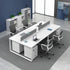 Work Desk Nightstand Office Partition Workstation AFW Staff JUVENTUS Single