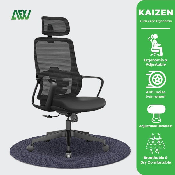 KAIZEN Office Chair Ergonomic Staff Work Chair Office Chair Director