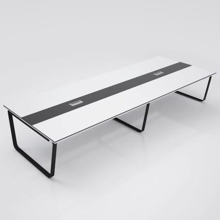 Premium Minimalist Design Meeting Table White Black VILLA Meeting Table