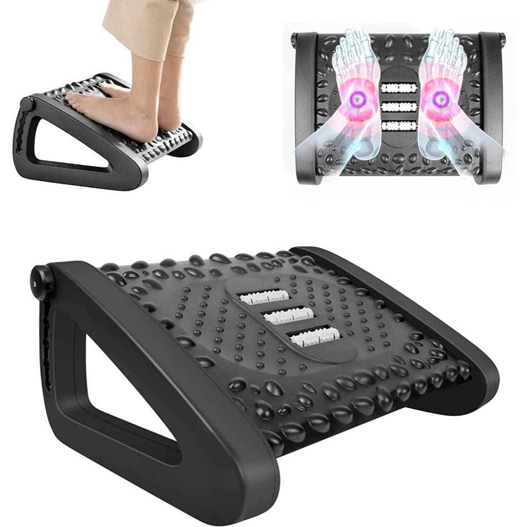 FLO Footrest Adjustable Ergonomic Pijakan Tatakan Kaki Sandaran Kaki Bawah Meja ALL FOR WORK