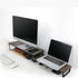 NIKI Deskmount Monitor Stand Minimalist Wooden Double Riser Stand