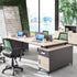 Single Staff Workstation Bench Meja Kerja GENOA Office Desk Screen AFW