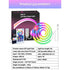 TWIZY Waterproof Bluetooth Led Lights Complete set of Colorful RGB Ambient Light Strips