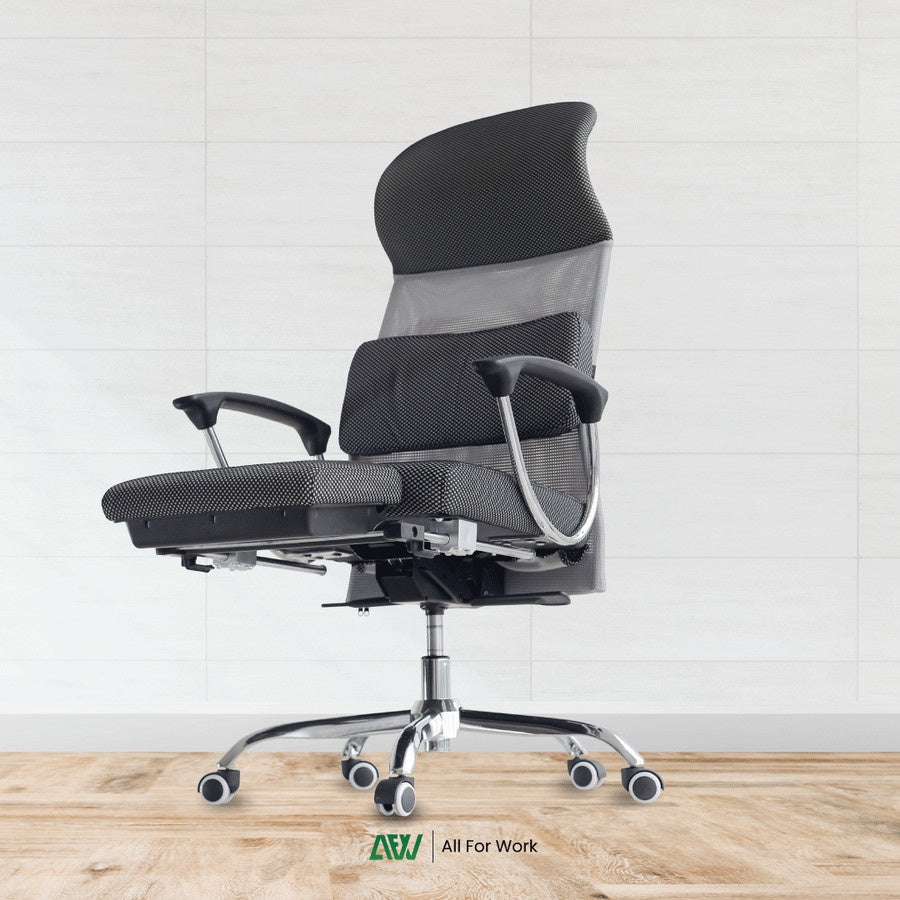 DOZE Ergonomic Work Chair Reclining 180° Reclining Office Chair AFW