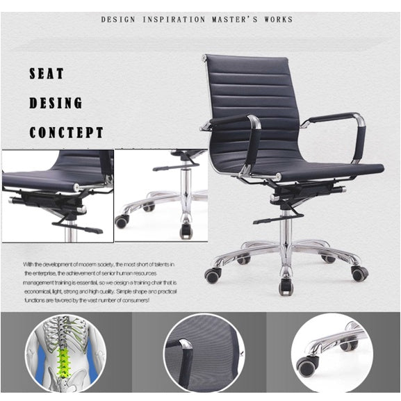 KINGSTON Kursi Kerja Kantor Kulit Office Working Gaming Chair ALL FOR WORK