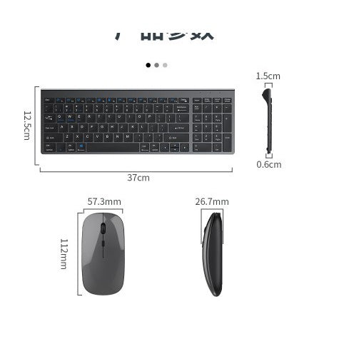 MAC109 Wireless Office Keyboard slim keyboard mouse All in one office