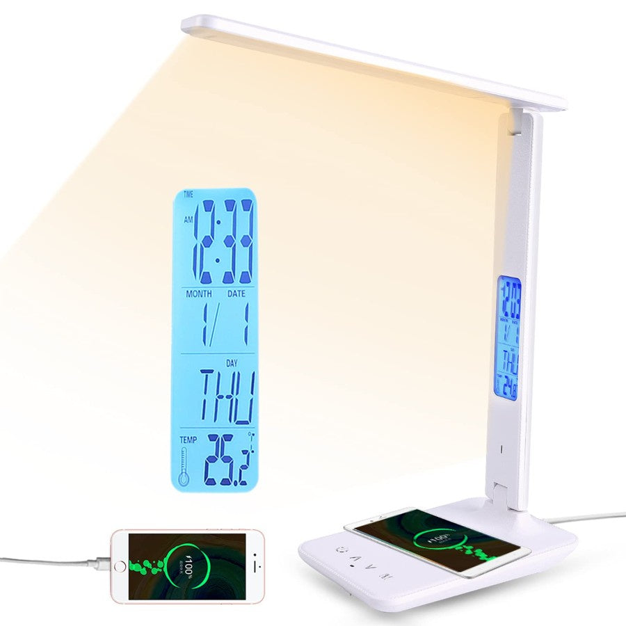 STAX Smart LED Light With Wireless Charger Lampu Meja Belajar Kerja