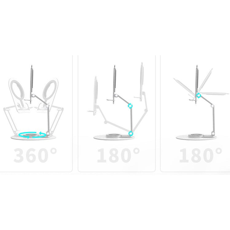 MIRANA Bracket Ponsel HP 360 Alumunium Stand Ponsel Magnetik