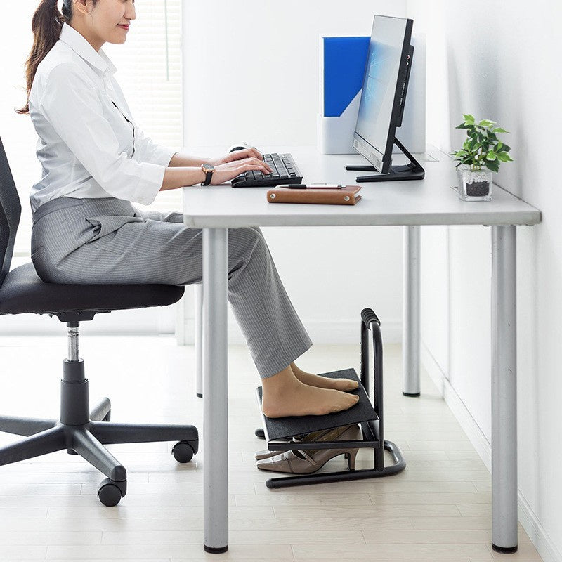 STOM Footrest Under Desk Ergonomic Adjustable Foot Stool Footrest